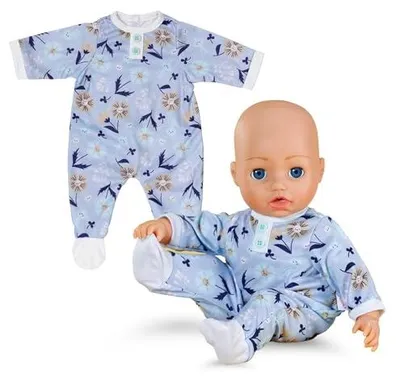 Produktbild von Baby Annabell Puppenstrampler blau 43cm - Puppenkleidung - Spielzeug