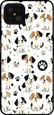 Produktbild von Smartphonica Handytasche passend für Oppo A92s / Reno4 Z 5G mit Hundedruck - TPU Rückendeckung Fall Hund Design