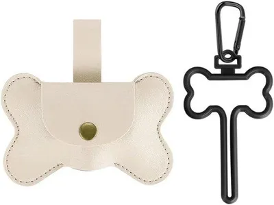Produktbild von Famanu Halter für Hundekotbeutel - Hundeknochenform mit Kupferhaken