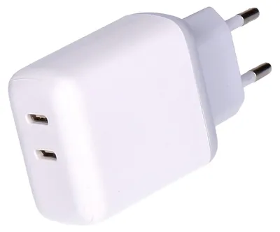 Produktbild von SDL 40W Dual USB-C Ladegerät Type C Port weiß