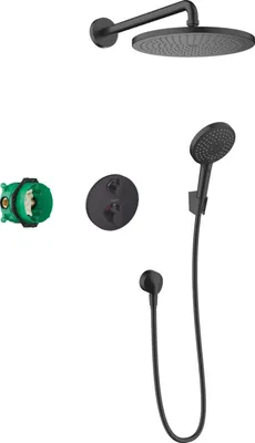 Produktbild von Hansgrohe Croma Duschset Einbau Matt Schwarz