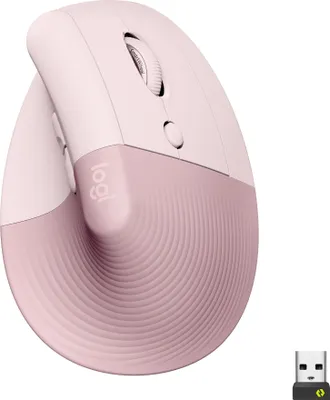 Produktbild von Logitech Lift Rosa Ergonomische vertikale Maus