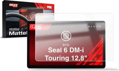 Produktbild von Matte Autodisplayfolie für BYD Seal 6 DM-i Touring 12,8" (2025-2026), Grizz Protector