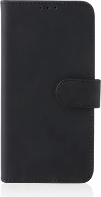 Produktbild von König Design Hülle kompatibel mit Xiaomi Redmi Note 11 / Note 11S Global Kunstleder Handyhülle - Handy Case Schwarz
