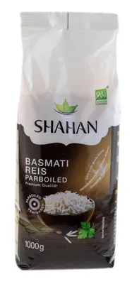 Produktbild von Shahan Parboiled Basmatireis 1000 Gramm