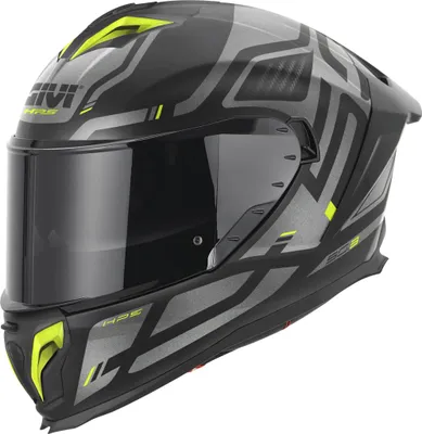 Immagine prodotto di Casco integrale GIVI 50.3 Quasar nero opaco giallo titanio taglia S