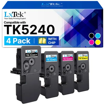 Immagine prodotto di Toner compatibile TK5240 per stampante M5526CDW, confezione da 4, resa di 4000 pagine