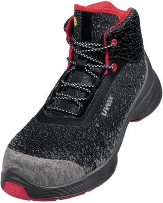 Produktbild von uvex 1 G2 Sicherheitsschuh Stiefel S1, schwarz/rot schwarz/rot 44