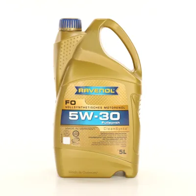 Obrázek produktu pro Ravenol FO SAE 5W 30 Syntetický motorový olej s nízkým třením pro automobily 5L