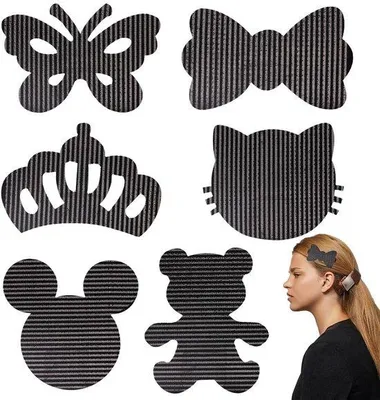 Produktbild von Haarclip Set 6-teilig verschiedene Farben Formen