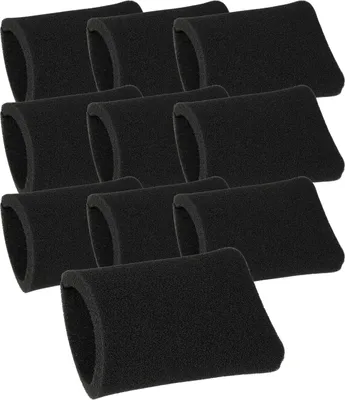 Produktbild von vhbw 10x Staubsaugerfilter kompatibel mit Kärcher WD 2.210, WD 2.240, WD2.200, WD 2.400, SE 4002, WD 2.250 Staubsauger - Schaumstofffilter Schwarz