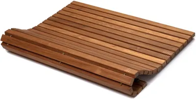 Produktbild von Duschmatte - Teckhout - Aufrollbar - 76 x 76 x 2-5 cm