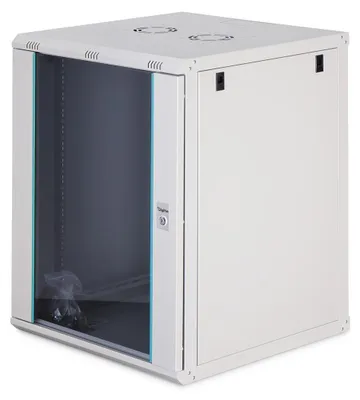 Obrázek produktu pro Digitus DN-37114, Nástěnný regál, 16U, 60 kg, Zámek, Kolejnice racku, Vylepšená správa kabelů