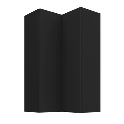 Produktbild von Eck-Hängeschrank Siena schwarz 60x60 GN-108 2F (90°)