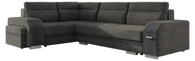 Produktbild von MIRJAN24 Ecksofa Assan, mit Schlaffunktion und Bettkasten, L-Form Sofa (Farbe: Nazar 225.06 + Nazar 225.07, Seite: Links)
