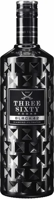 Produktbild von Three Sixty Vodka All in Black 42 | 42 % vol |0,7 l