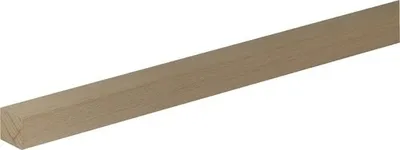 Produktbild von Quadratstab Buche roh 950 x 20 x 20 mm