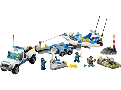 Produktbild von Lego 60045 City - Polizei-Boot-Transporter