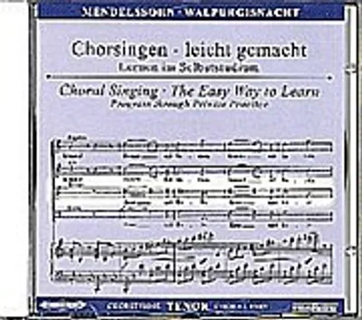 Produktbild von Die erste Walpurgisnacht op.60 :CD Chorstimme Tenor