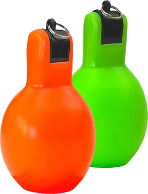 Produktbild von BEST SPORTING Handpfeife I hochwertige Schiedsrichterpfeife I Trainerpfeife schwarz I Fußball-Pfeife für Kinder I robuste Sportpfeife I Trainer Pfeife I Pfeife Sport (2er Set Orange/Grün)