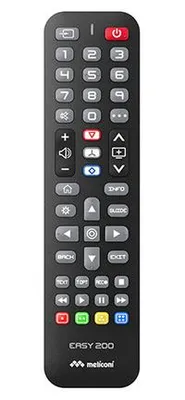 Obrázok produktu pre Meliconi 808057, TV, IR Wireless, Tlačidlá, Čierna