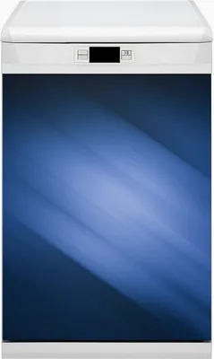 Produktbild von Küche Dekorative Magnete  Magnet Folie für Geschirrspüler 45x80 cm   - Blau Abstract