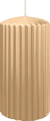 Produktbild von Rillen Kerzen Sand 150 x Ø 80 mm, 4 Stück