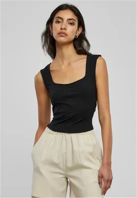 Immagine prodotto di Dámské tílko Urban Classics Ladies Short Corsage Top nero - S