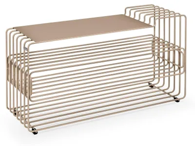 Produktbild von MyWIRE Schuhbank "Vena" - beige