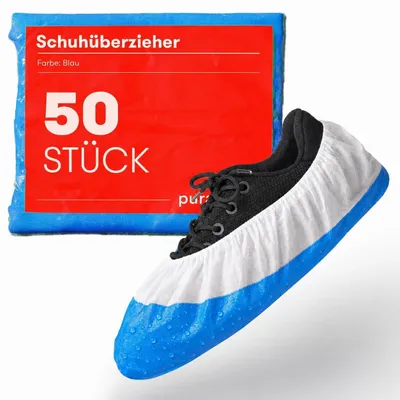 Schuhüberzieher, 50 Stück, wiederverwendbar, 6 g, für Hygiene und Schutz