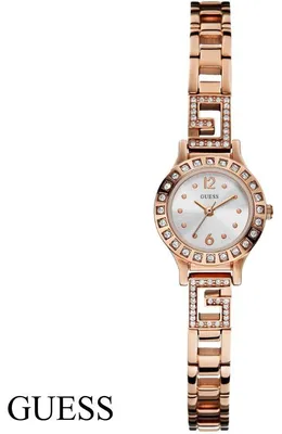 Imagen del producto de Reloj de pulsera Guess W0411L3, color rosa dorado, de acero inoxidable, para mujer, nuevo