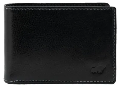 Produktbild von Portemonnaie AREZZO RFID Geldbörse 4 Kartenfächer schwarz Herren - Leder