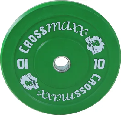Produktbild von Lifemaxx Crossmaxx Bumper Plate 10 kg GRÜN