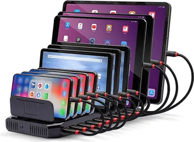 Image de LINDY 10-Port USB-Ladestation 96W, 10x USB-A