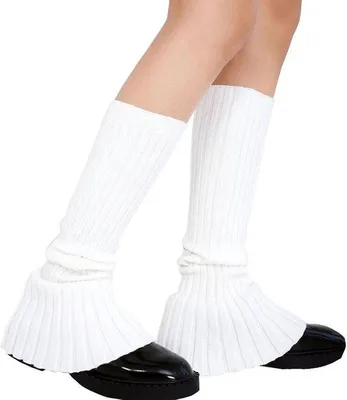 Produktbild von Langen Winter-Beinschützer, weite, wei farbige, kabelgewirkte, langen Frauen-Beinschützer