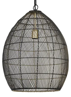 Produktbild von Light & Living - Hängelampe Meya - 40x40x53 - Schwarz