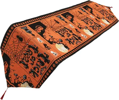 Produktbild von Tischläufer, Heimdekoration aus Baumwolle und Leinen, Faltbare, Weiche Halloween Tischdecke Als Mittelstück für Heiße Pfannen, Schutz vor Kratzern
