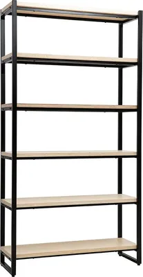 Produktbild von Miliboo - Industrielles Bücherregal Holz und Metall ARISTOTE