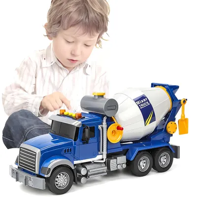 Produktbild von Kleinkind-LKWs, Alter 3–5, großer Zement-Mixer-LKW mit Lichtern und Geräuschen