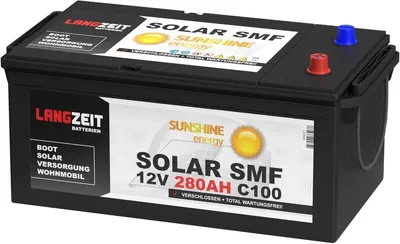 Produktbild von Langzeit Solarbatterie SMF 280Ah 12V