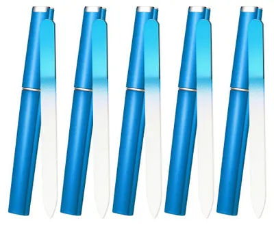 Produktbild von Glasnagelfeile, doppelseitige Nagelfeile, Nagelfeilen-Set
