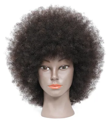 Produktbild von Übungskopf mit 100% echtem Haar für Kosmetologie