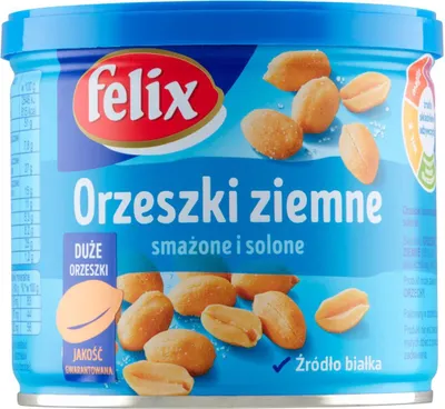 Zdjęcie produktu dla felix Orzeszki ziemne smażone i solone 140 g