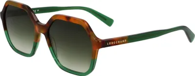 Produktbild von Longchamp LO760S Brown green havana/green 56/17/140 Damen Sonnenbrillen