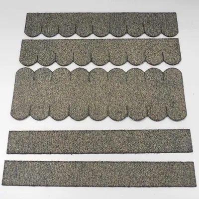 Produktbild von 3 Sets Dachschindeln Biberschwanz (33 mm + 30 cm lang) grau