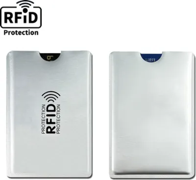 Obrázek produktu pro INF Pouzdro na karty s RFID blokováním, balení po 10 kusech stříbrný