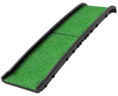 Productafbeelding van PawHut inklapbare hondenrampen, geschikt voor auto's en SUV's, antislip, 155x38,5 cm, zwart