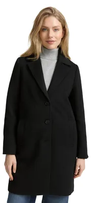 Produktbild von Tom Tailor Damen Wollmantel mit Eingriffstaschen