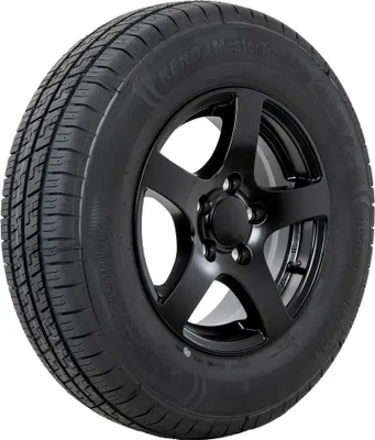 Produktbild von Verstärktes Rad für Anhänger. KENDA TIRE 185/80 R14C 104/102N ALUMINIUMFELGE STARCO schwarz 5.5Jx14"H2 5x112 ET:30