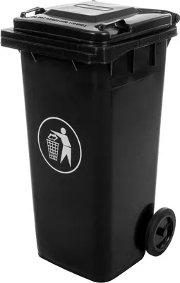 Produktbild von nabbi Popolnica Mulltonne 120 L - čierna